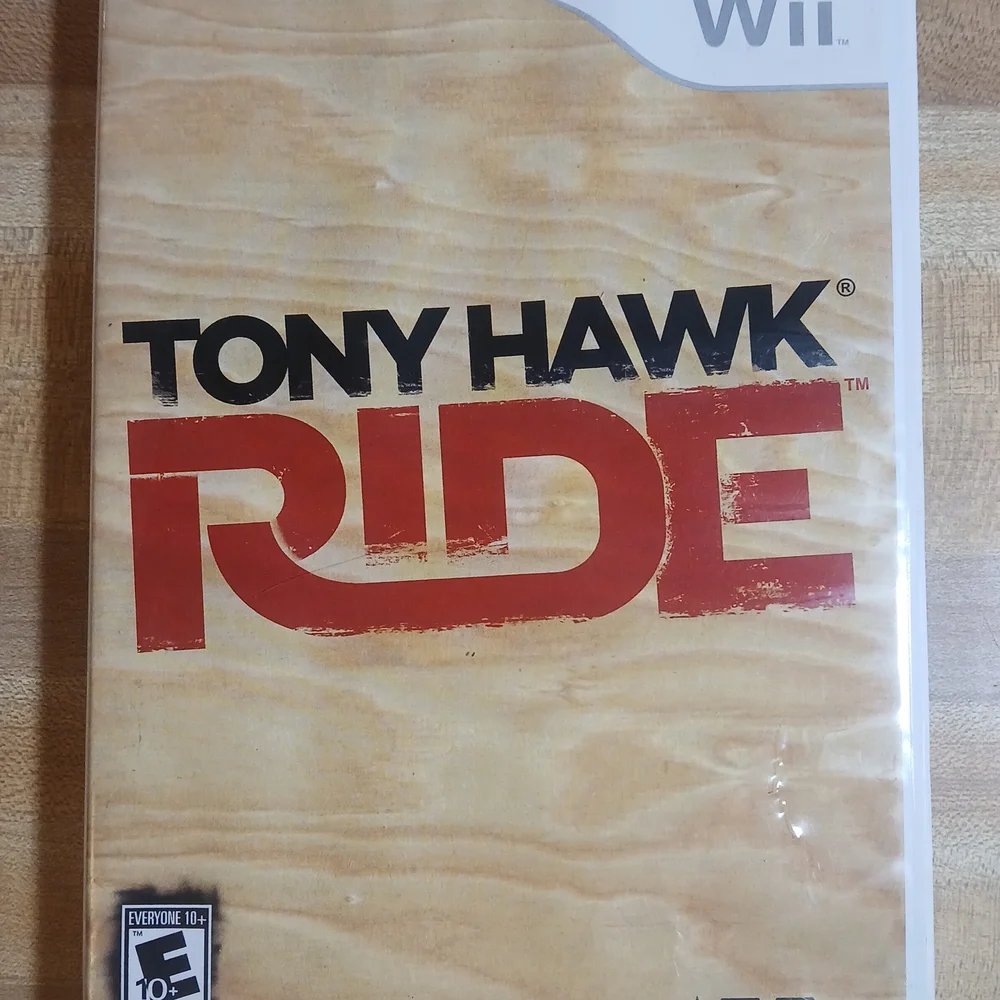 Tony Hawk Ride for Wii -‎ Red and Tan Cover